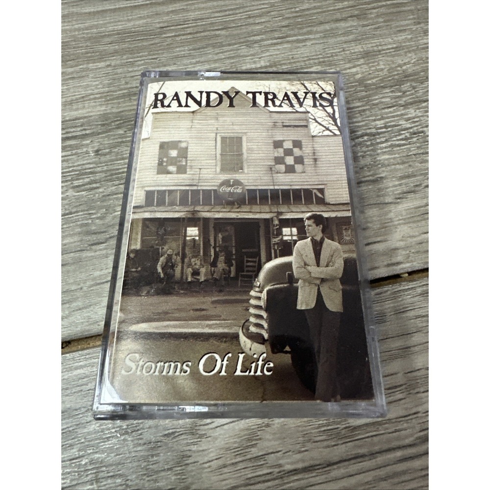 Randy Travis Storms of Life‎ 1986 Cassette Tape